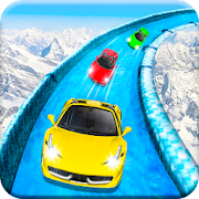 WaterSlide Car Racing Games 3D 