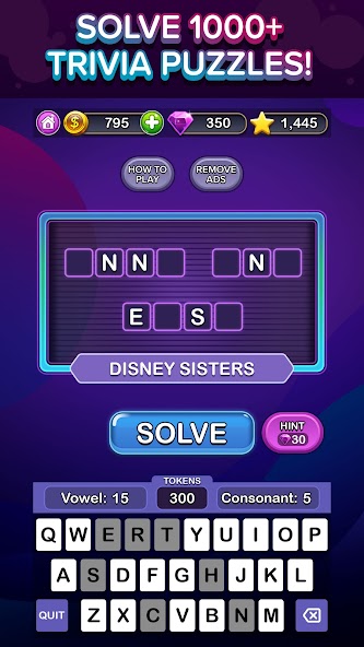 Trivia Puzzle Fortune Word Fun 