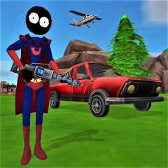 Stickman Superhero 