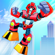 Super Hero Runner- Robot Games 