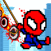 Rope Pixel Master: Rescue Hero 