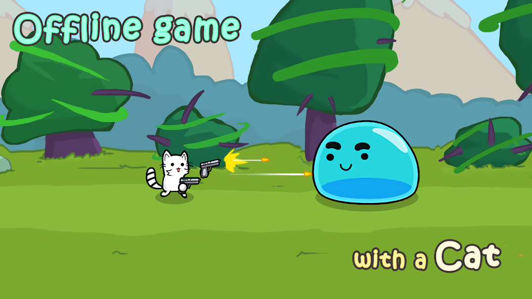 Cat shoot war: offline games 