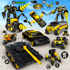 Incredible Robot Game Car Game 