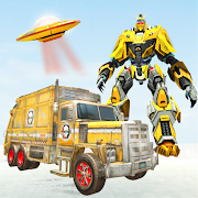 Garbage Robot Truck War Game 