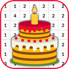 Birthday Cake Coloring Number 