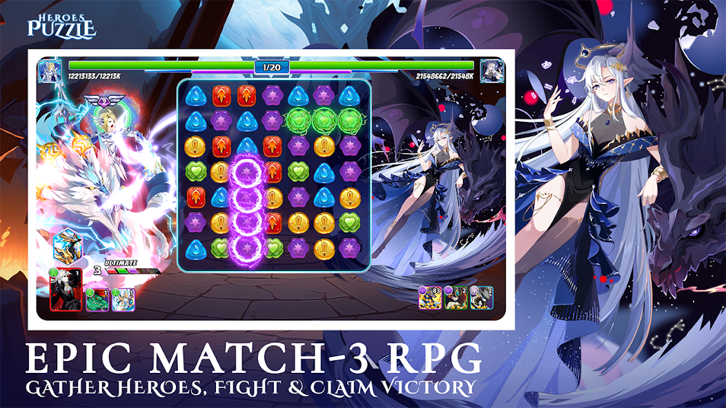 Heroes & Puzzles: Match-3 RPG 