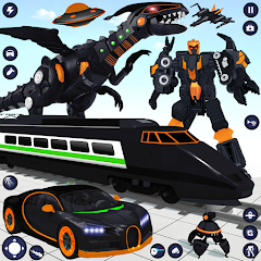 Dino Transform Robot Car Game 