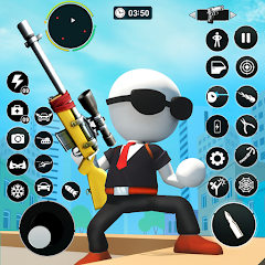 Stickman Sniper Shooting Games 