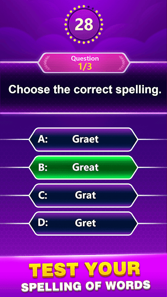 Spelling Quiz - Word Trivia 