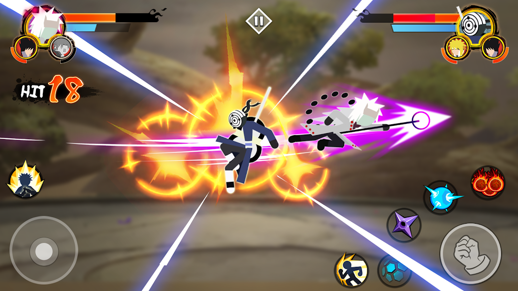 Stickman Ninja - 3v3 Battle 