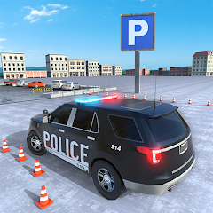 Police Car Parking School Game 