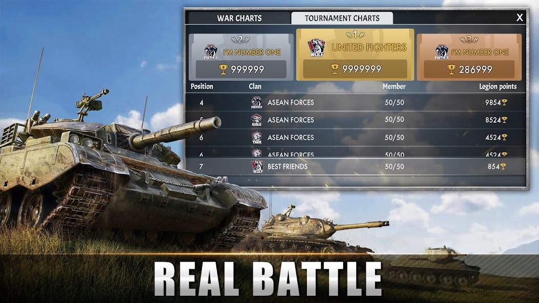 Tank Warfare: PvP Battle Game 