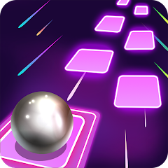 Hop Ball Tiles Music jump 