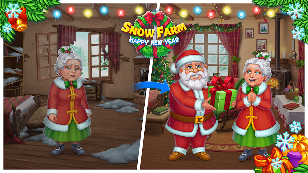 Farm Snow - Santa family story 