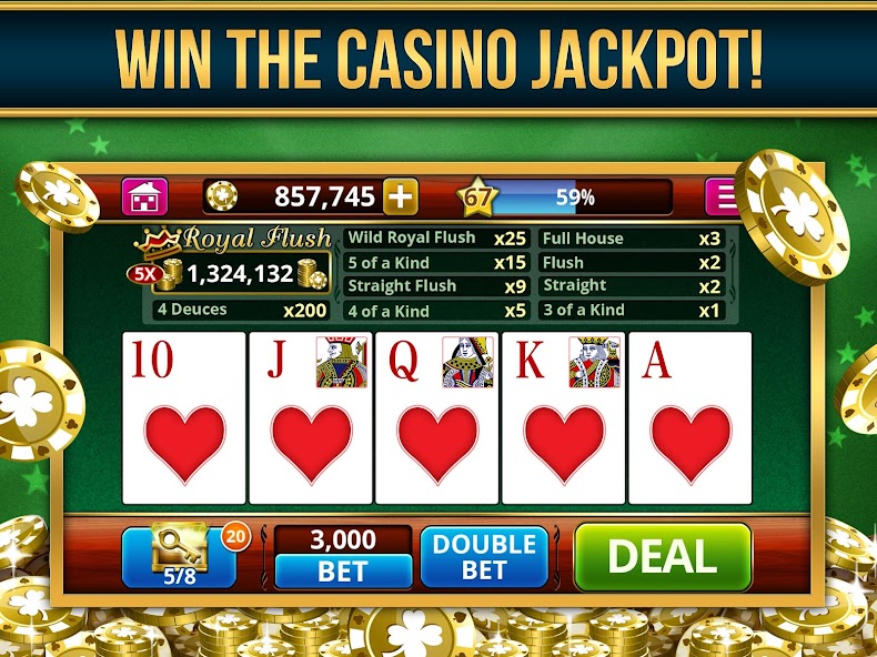 Video Poker Play Poker Offline 