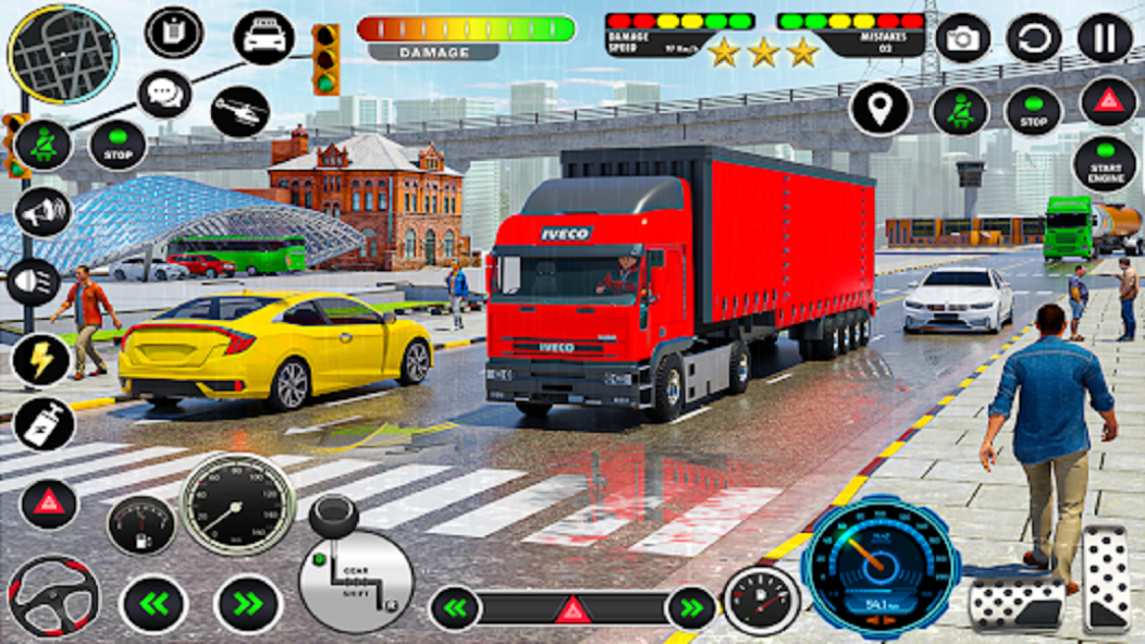 Crazy Truck Transport Car Game 