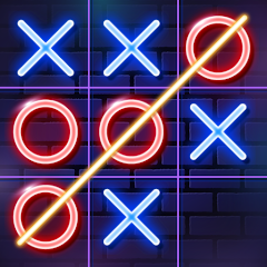 Tic Tac Toe Glow: 2 Player XO 