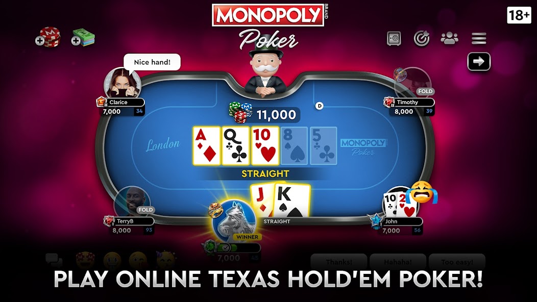 MONOPOLY Poker - Texas Holdem 