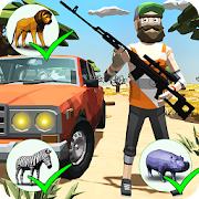 Hunting: Safari - Polygon Game 