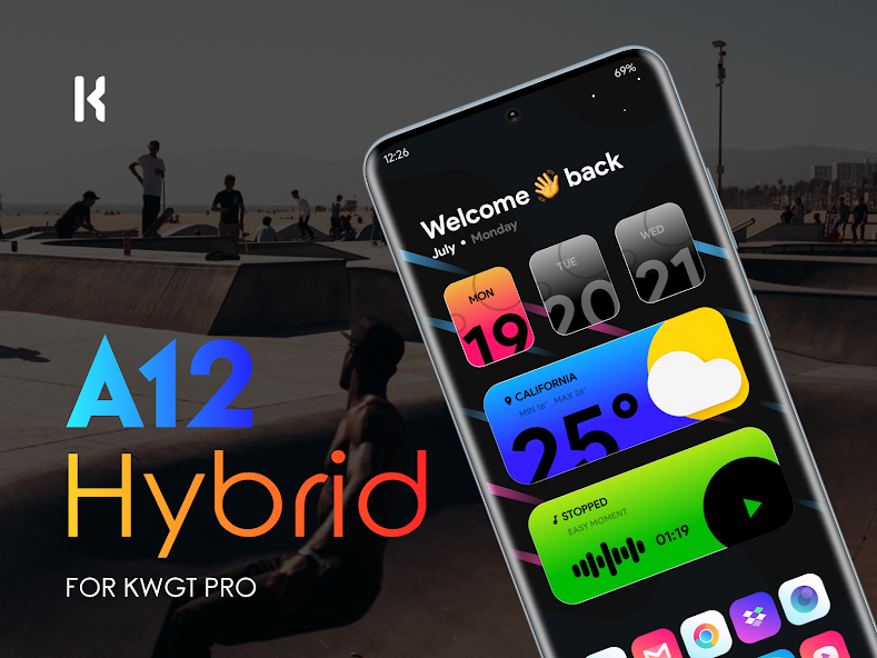 A12 Hybrid for KWGT