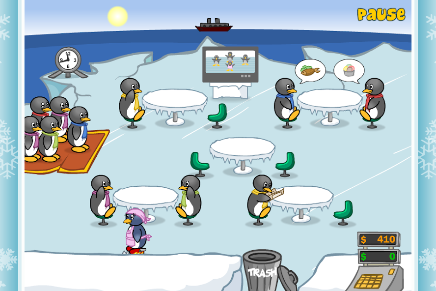 Penguin Diner: Restaurant Dash 