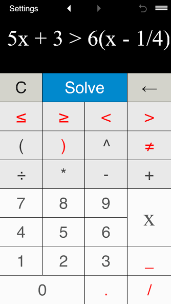 Inequality Calculator