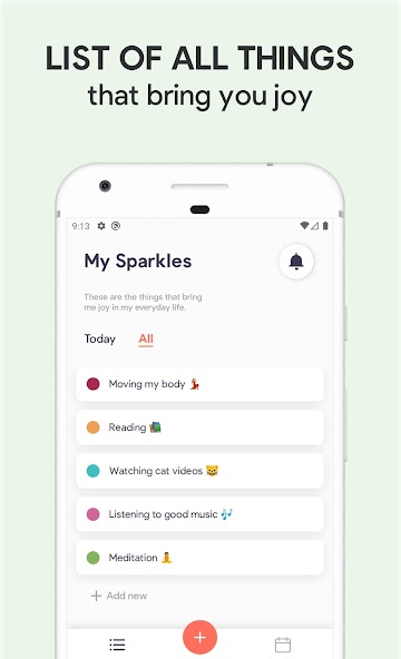 Sparkle: Self-Care Checklist, Tracker & Journal