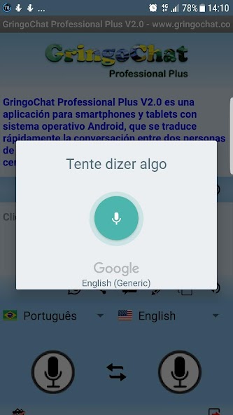 Traductor - Voz Texto GringoChat Professional Plus