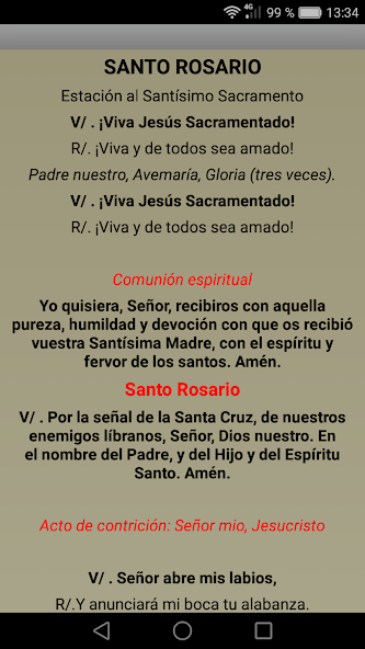 Santo Rosario en Latín y Español