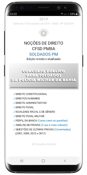 Direito CFSD PMBA