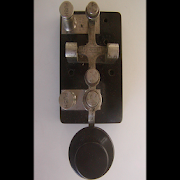 CW Morse code practice oscillator horizontal lever