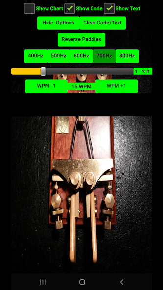 CW Morse code practice oscillator iambic paddle