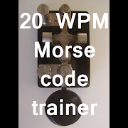 20 WPM CW Morse code trainer