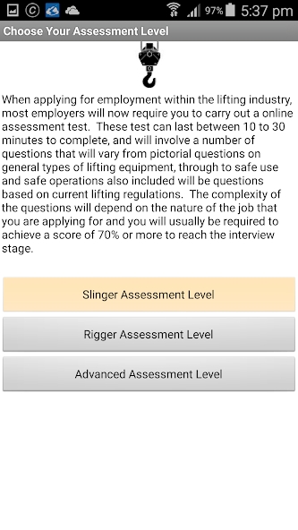 LOLER Competency Assessment