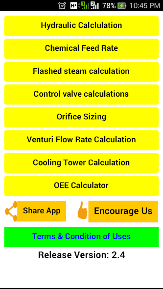 Field Process Calculator