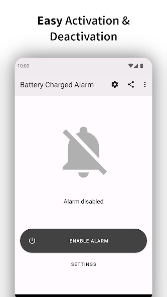 Full Battery Charge Alarm