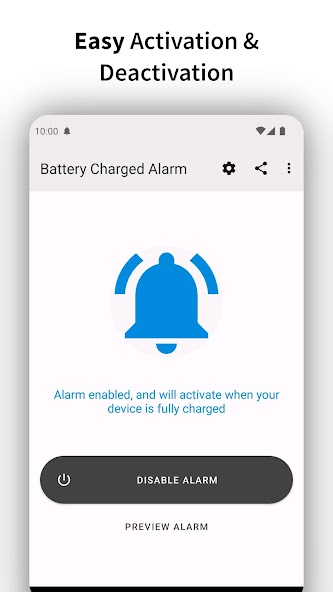 Full Battery Charge Alarm