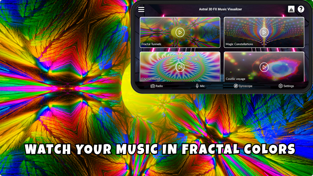 Astral 3D FX Music Visualizer