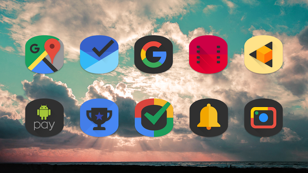 Black Cylinder Icon Pack