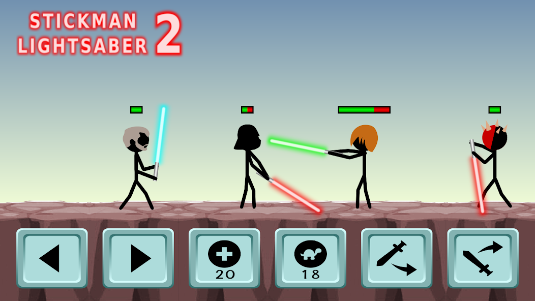 Stickman Lightsaber Warriors 2 