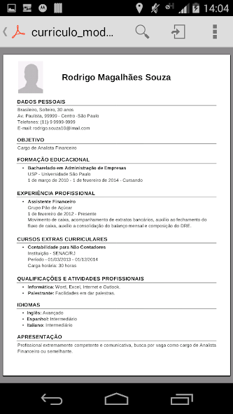 Curriculum vitae,resume