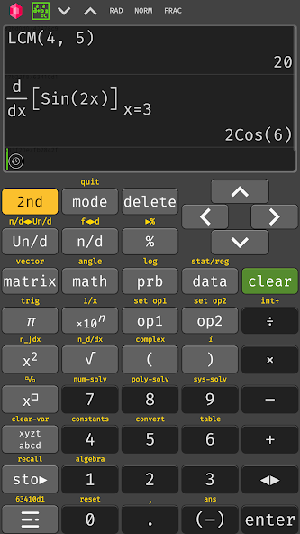 Scientific calculator 30 34