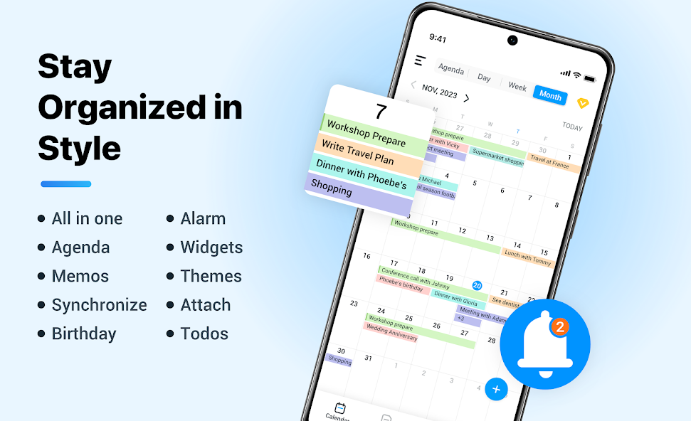 Calendar Planner - Agenda App