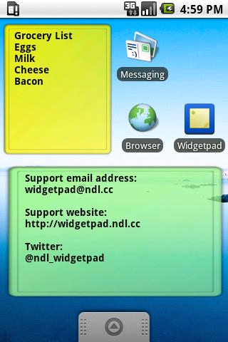 Widgetpad