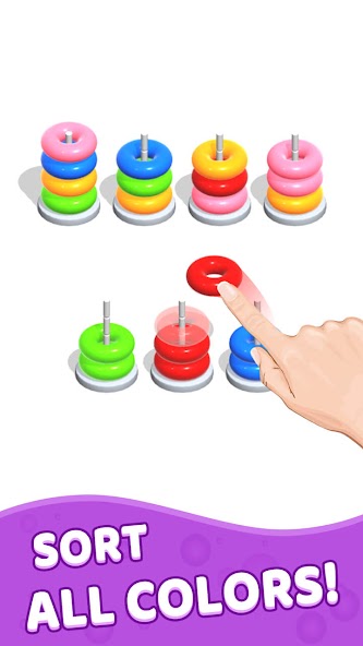 Color Hoop Stack - Sort Puzzle 