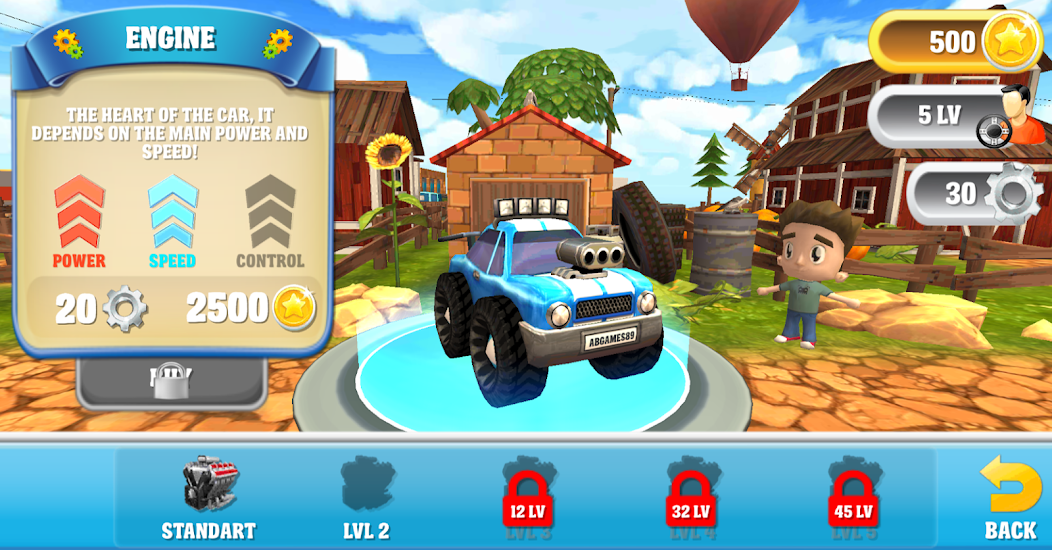 Cartoon Hot Racer 3D 