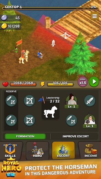 Idle Royal Hero: Strategy RPG 