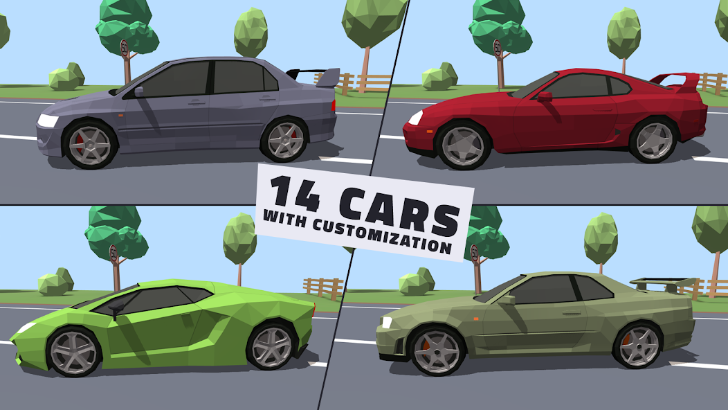 Polygon Drift: Traffic Racing 