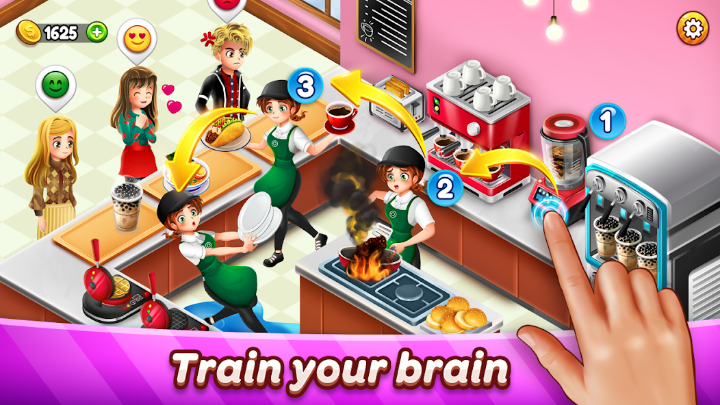 Cafe Panic: Cooking games 