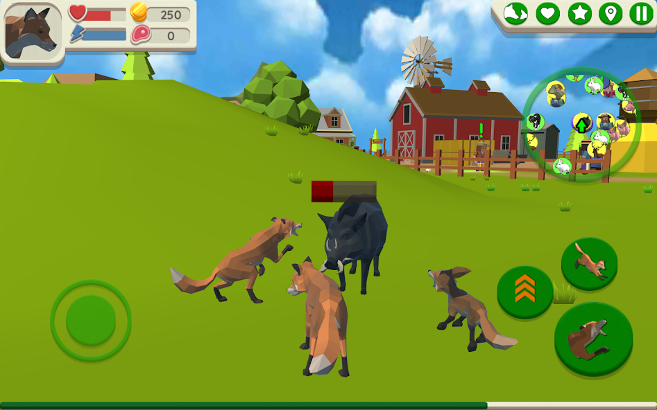 Fox Family - Animal Simulator 